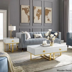 Nicolen Miller Plumeria Coffee And Center Table For Living Room Office