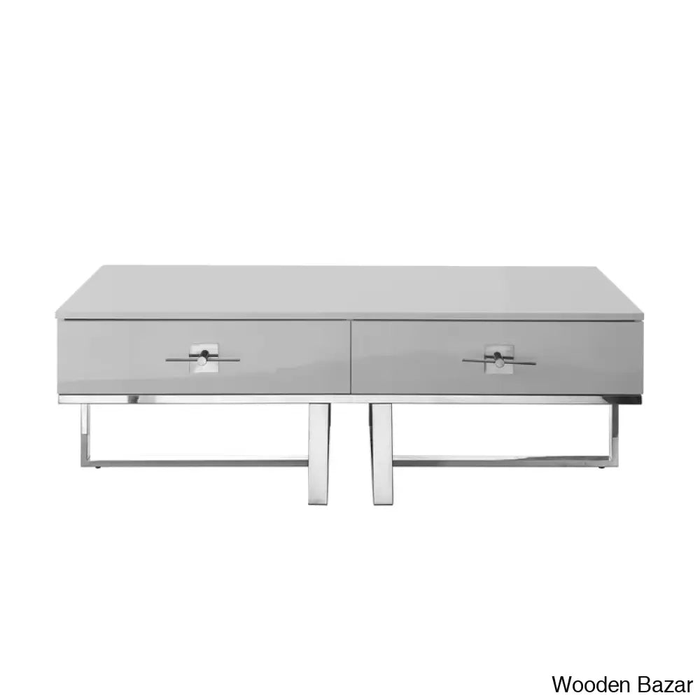 Nicolen Miller Plumeria Coffee And Center Table For Living Room Office