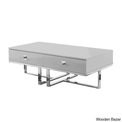 Nicolen Miller Plumeria Coffee And Center Table For Living Room Office