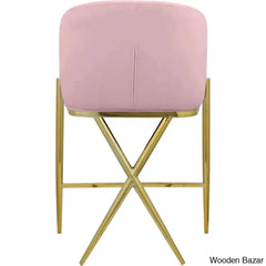 Nikoz Upholstered 26.5’’ Counter And Bar Stool With Metal Frame