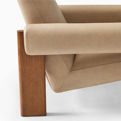 Karnial Leather Chair - Wooden Bazar