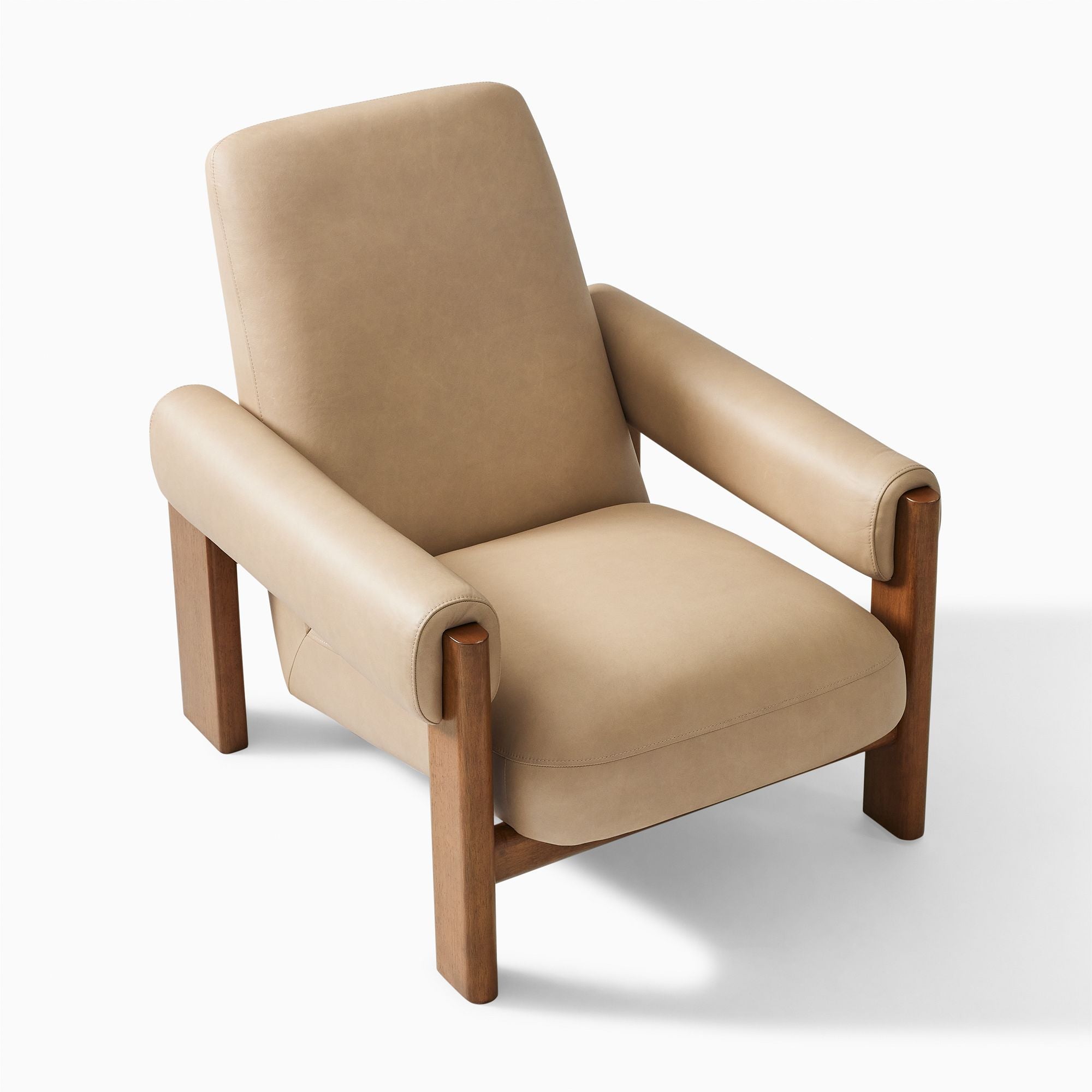 Karnial Leather Chair - Wooden Bazar