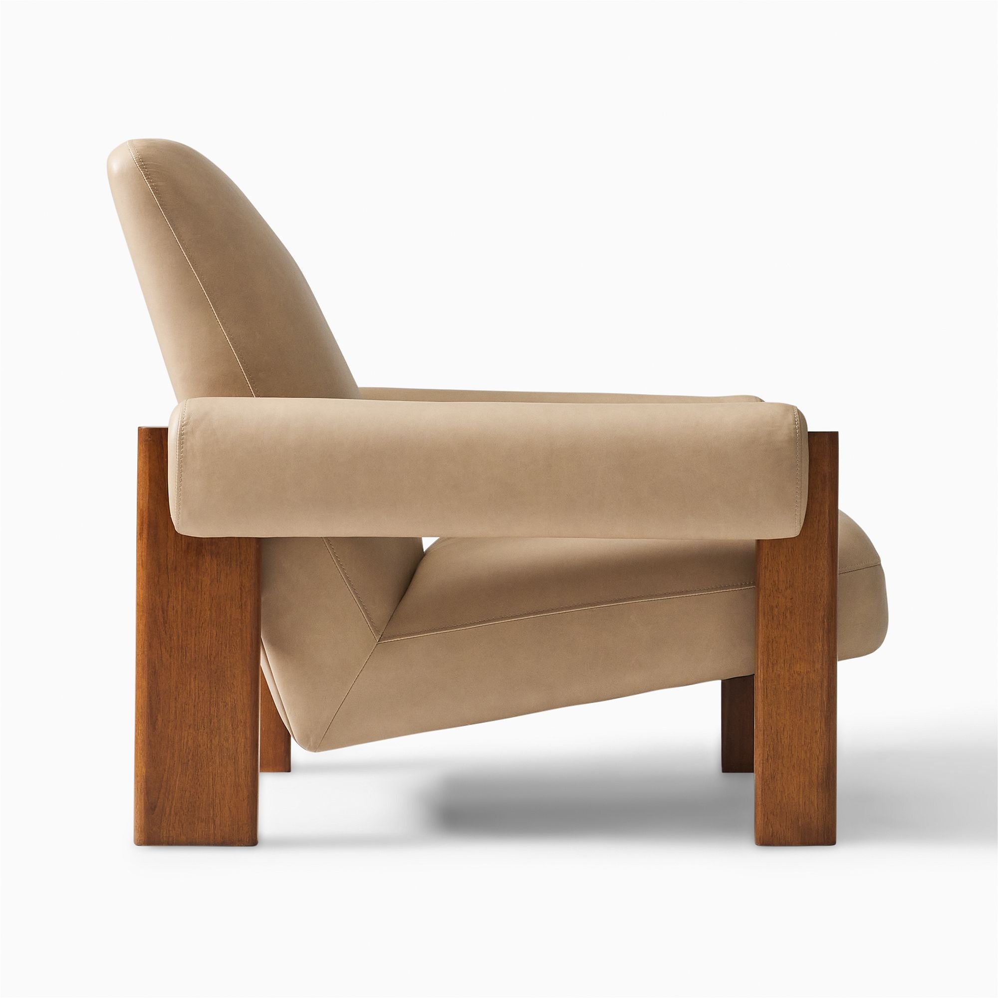 Karnial Leather Chair - Wooden Bazar