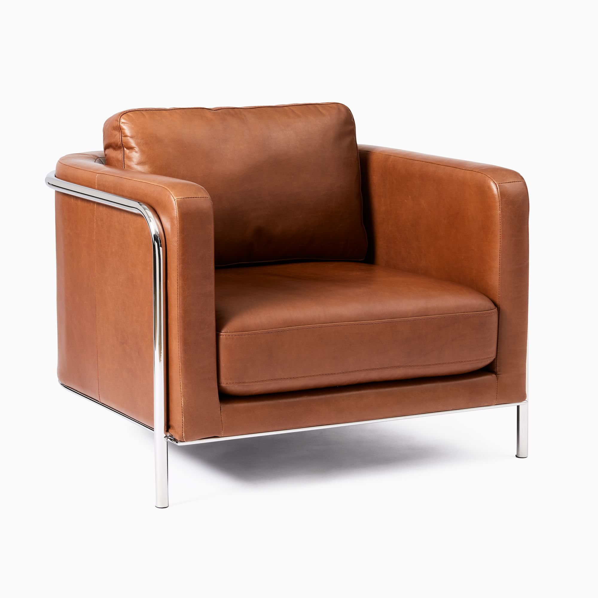 Kaevlon Leather Chair - Wooden bazar