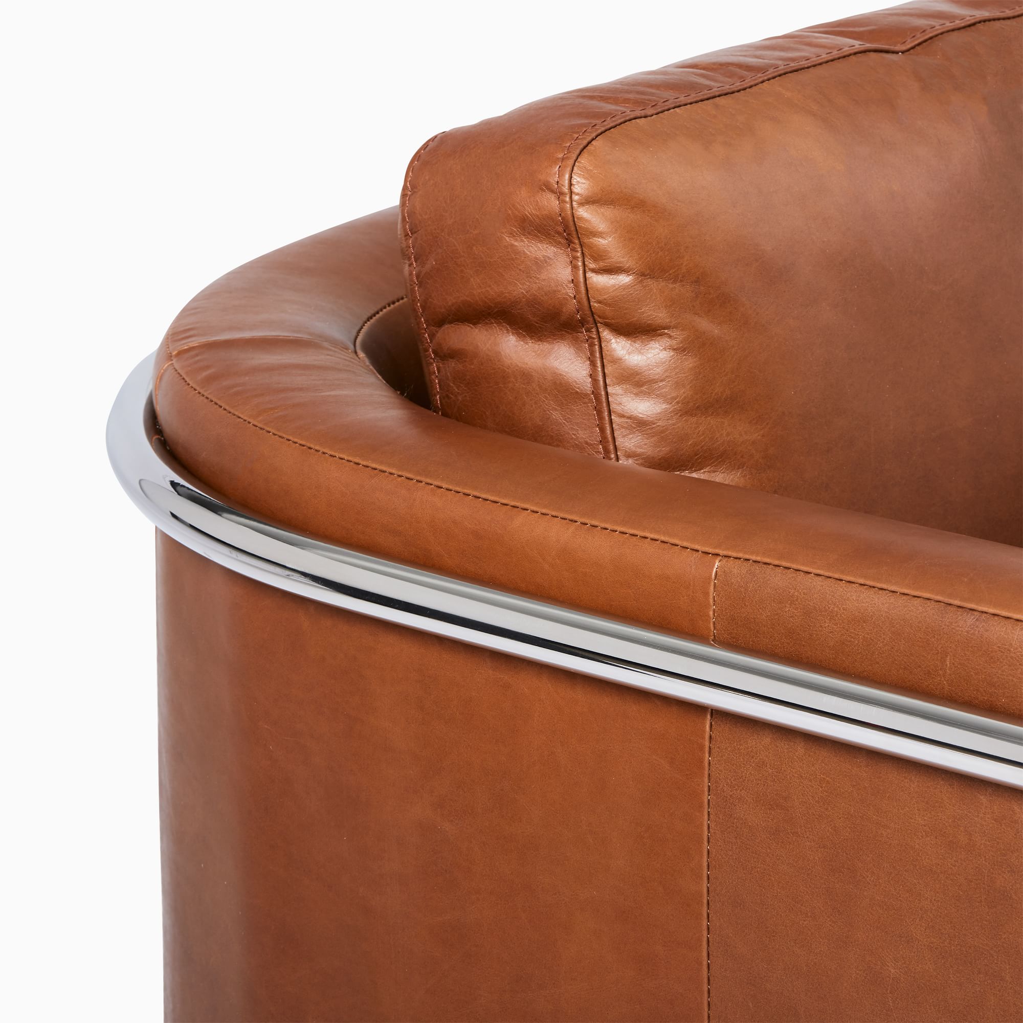 Kaevlon Leather Chair - Wooden bazar