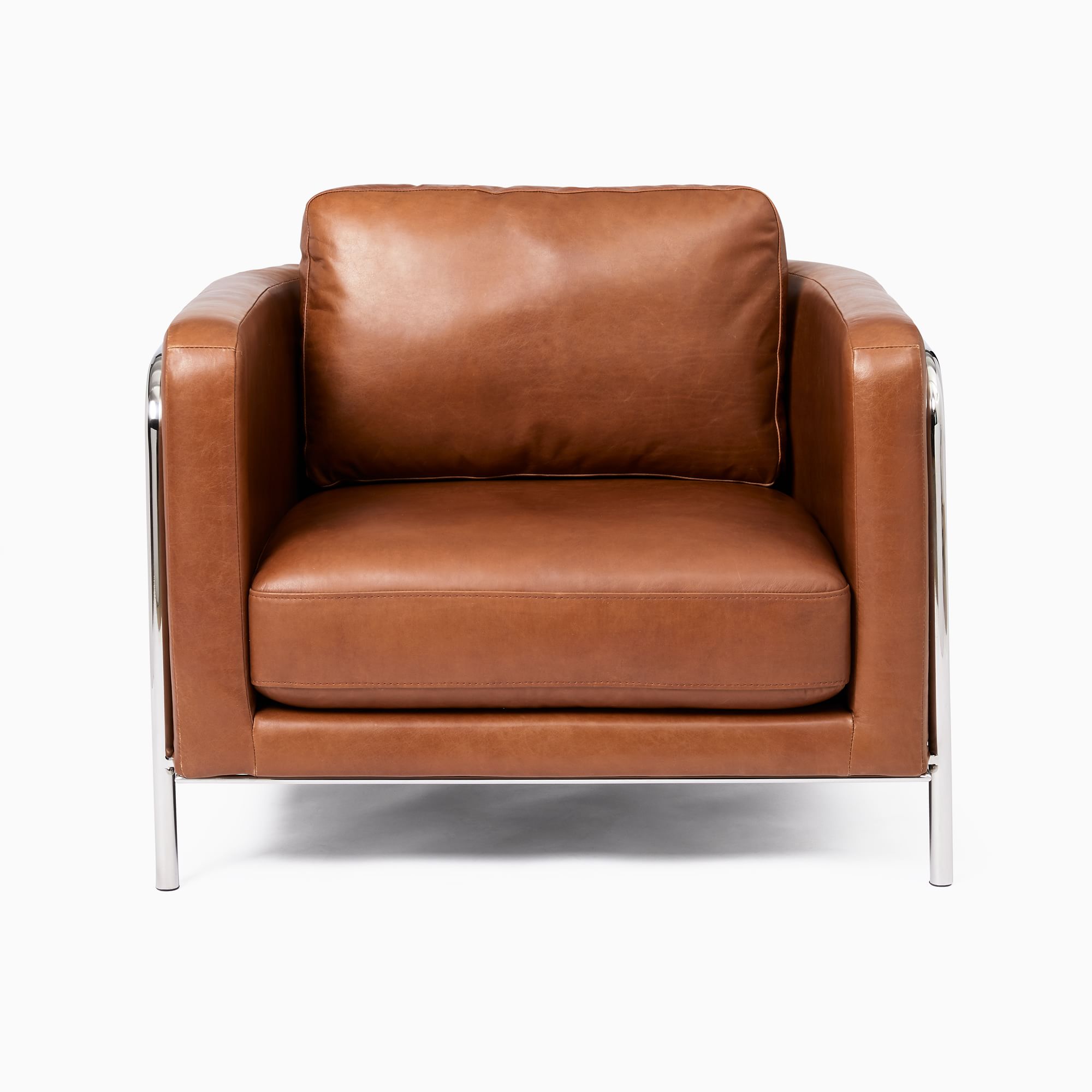 Kaevlon Leather Chair - Wooden bazar