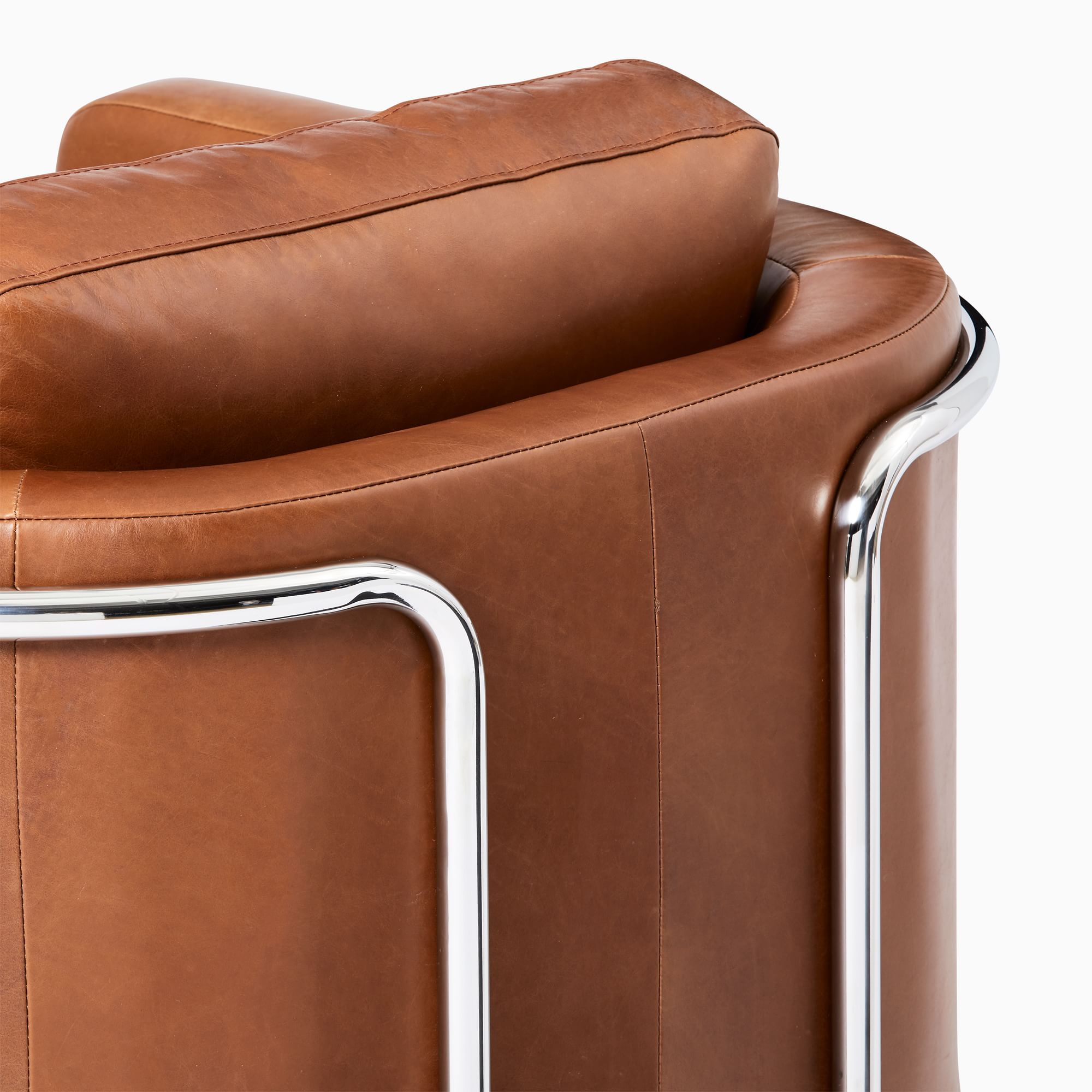 Kaevlon Leather Chair - Wooden bazar