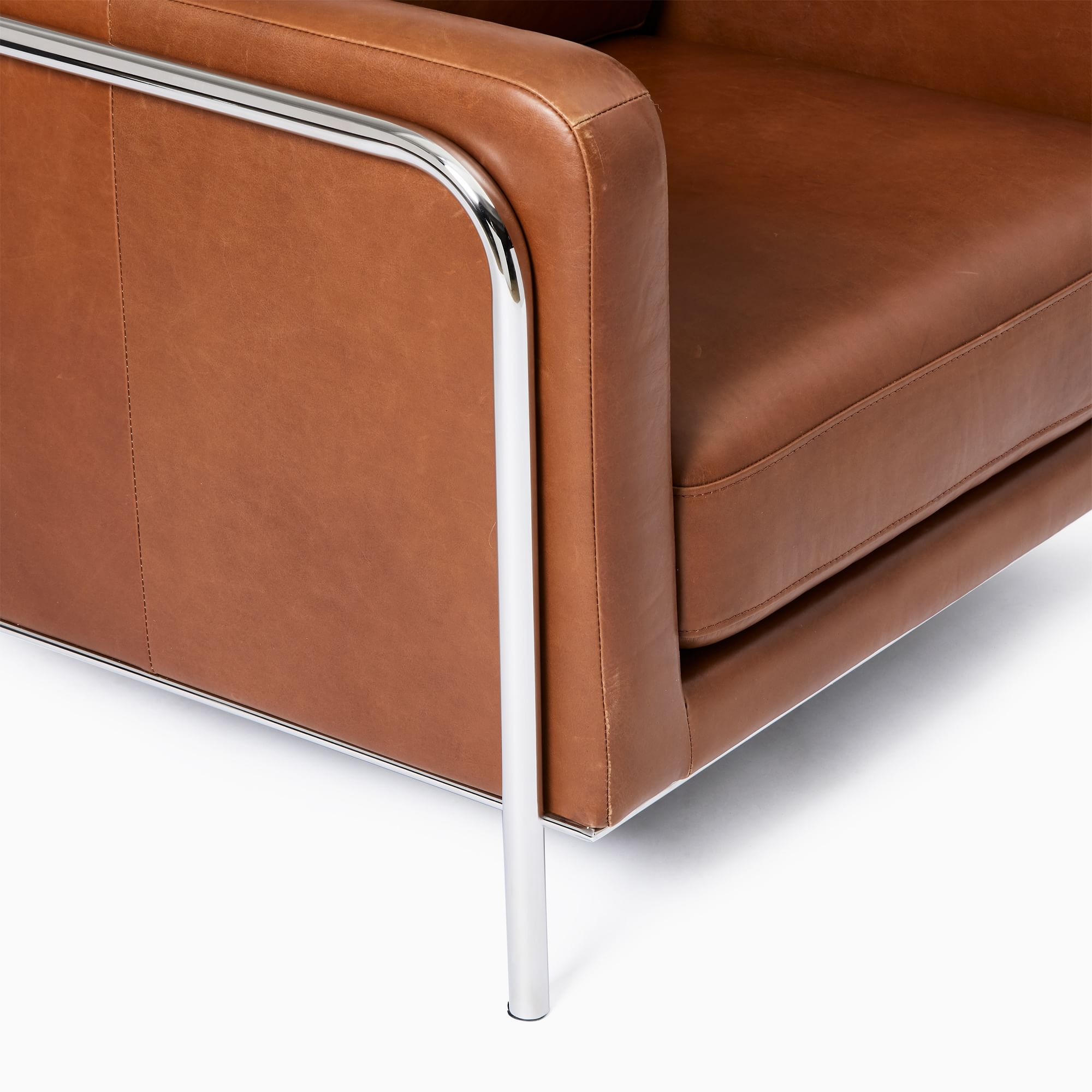 Kaevlon Leather Chair - Wooden bazar
