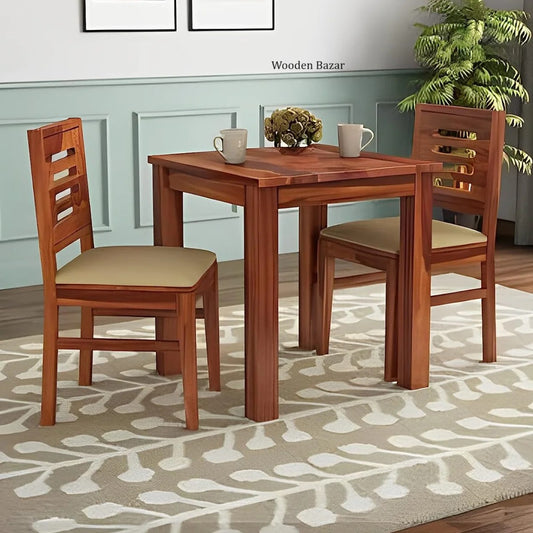 Harry Dining Sets With Two Seats in Teak Wood - Wooden bazar