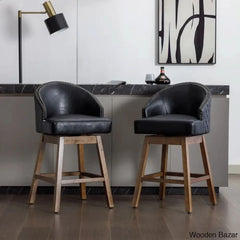 Nivellesx Swivel Upholstered 28.35’’ Counter Stool (Set Of 2)