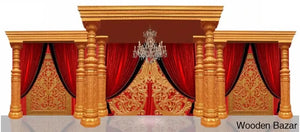 Noreen Glamorous Fiberglass Stage Backdrops - Wooden Bazar