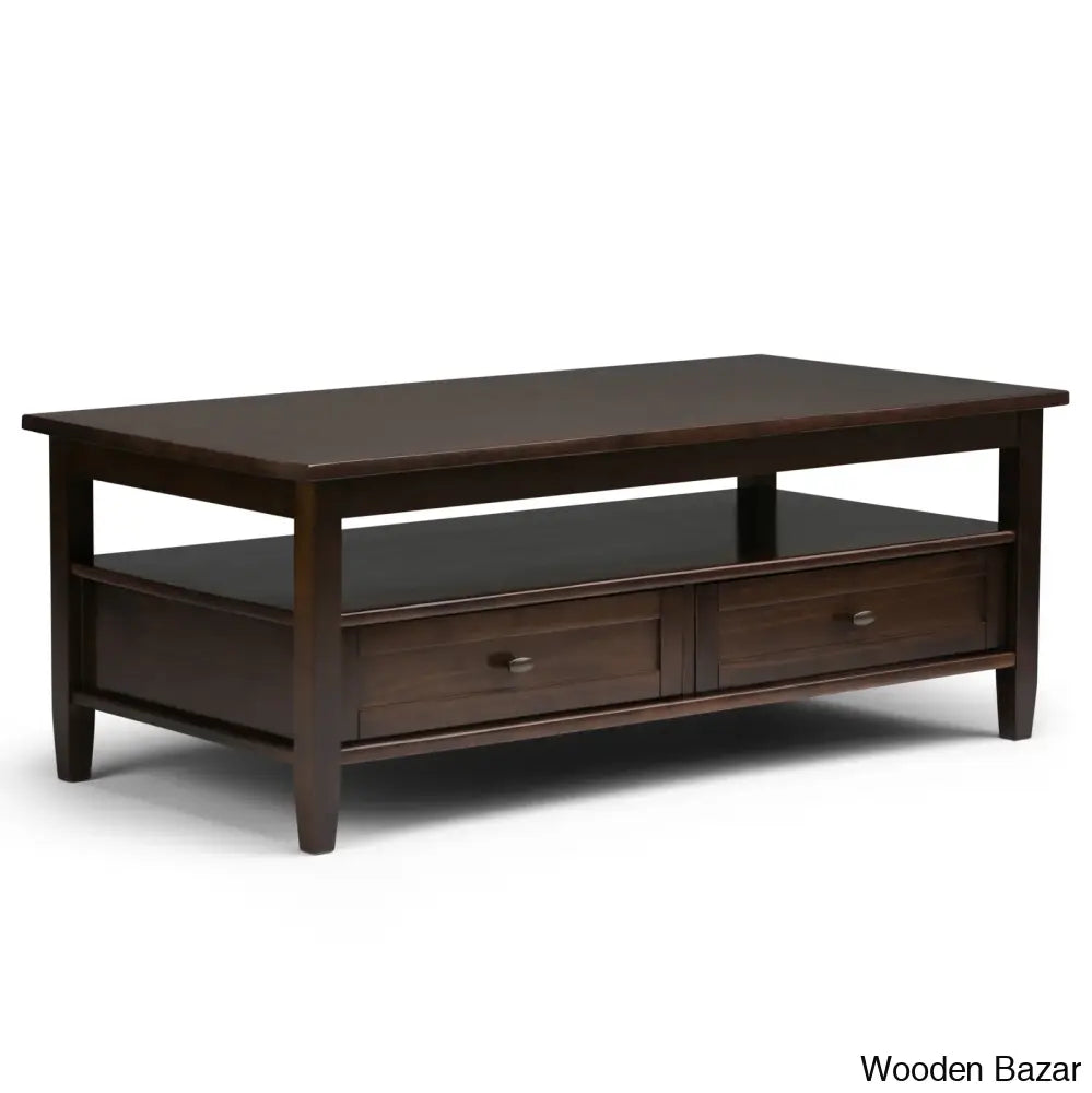 Nortonville Teak Wood Coffee And Center Table