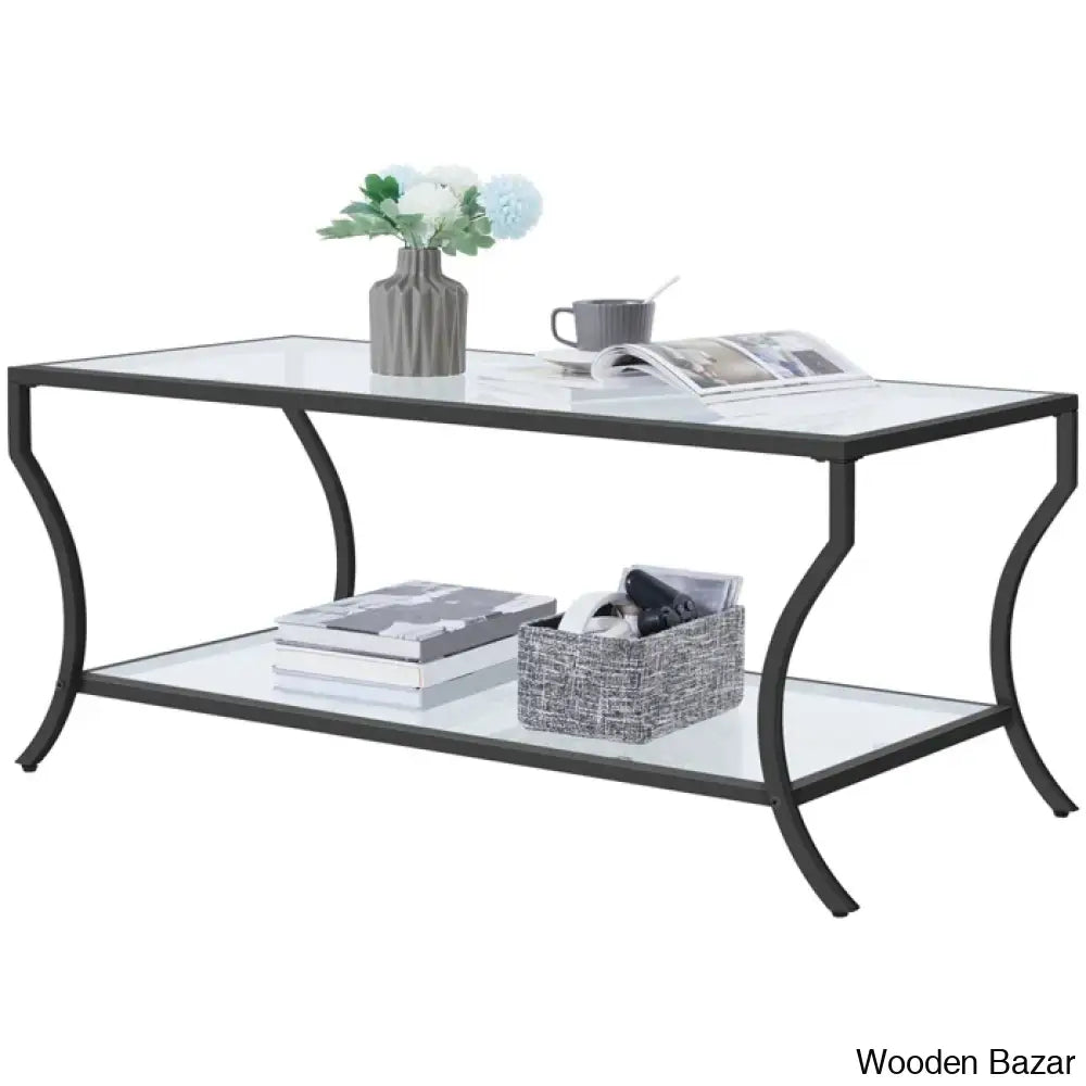 Norywalk Glass Top Coffee And Center Table