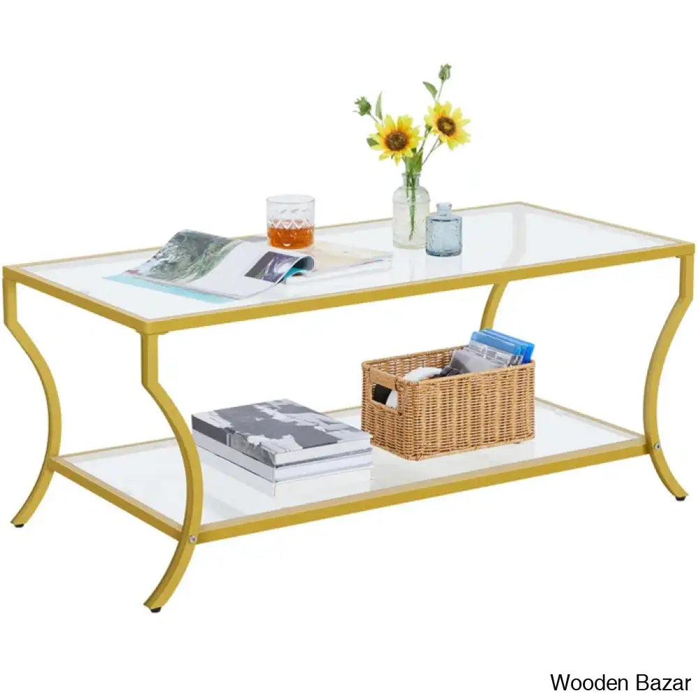 Norywalk Glass Top Coffee And Center Table