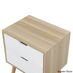 Bedside Table - Wooden Bazar