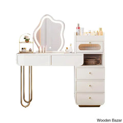 Dressing Table With Stool & Mirror-6