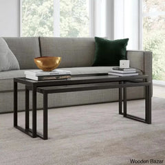 Ogradyl Glass Top Nesting Coffee And Center Table