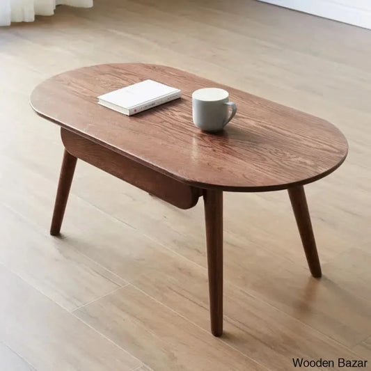 Olie Coffee And Center Table With Storage Cocktail Living Room Table