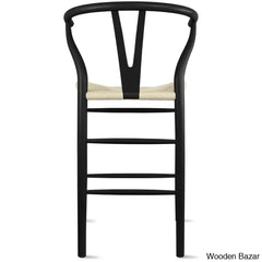 Olien Swivel Counter And Bar Height Stool Farmhouse With Y Back Light Woven Wood Kitchen Fully