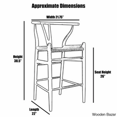 Olien Swivel Counter And Bar Height Stool Farmhouse With Y Back Light Woven Wood Kitchen Fully