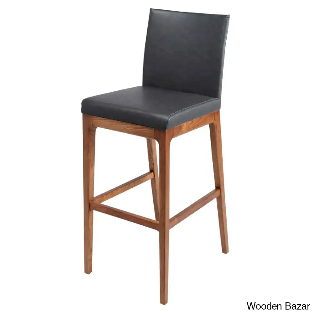 Olier Swivel Upholstered Counter And Bar Stool With Solid Wood Frame (Set Of 2)