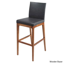 Olier Swivel Upholstered Counter And Bar Stool With Solid Wood Frame (Set Of 2)