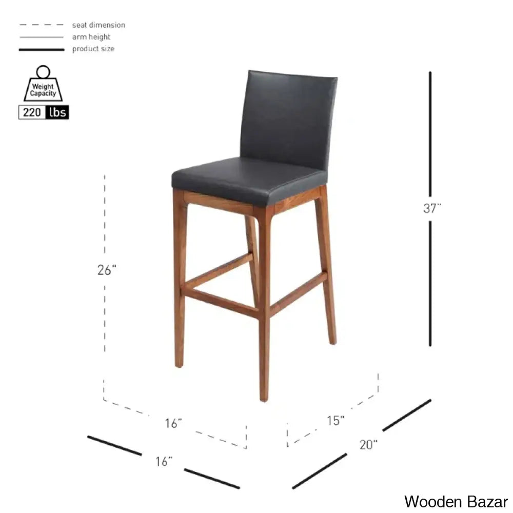 Olier Swivel Upholstered Counter And Bar Stool With Solid Wood Frame (Set Of 2)