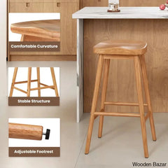 Olive Swivel Solid Wood Counter And Bar Stool (Set Of 2)