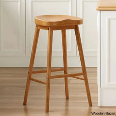Olive Swivel Solid Wood Counter And Bar Stool (Set Of 2)