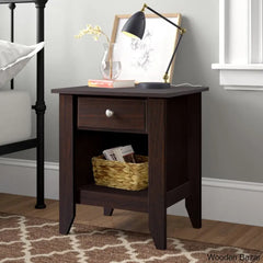 Bedside Table - Wooden Bazar