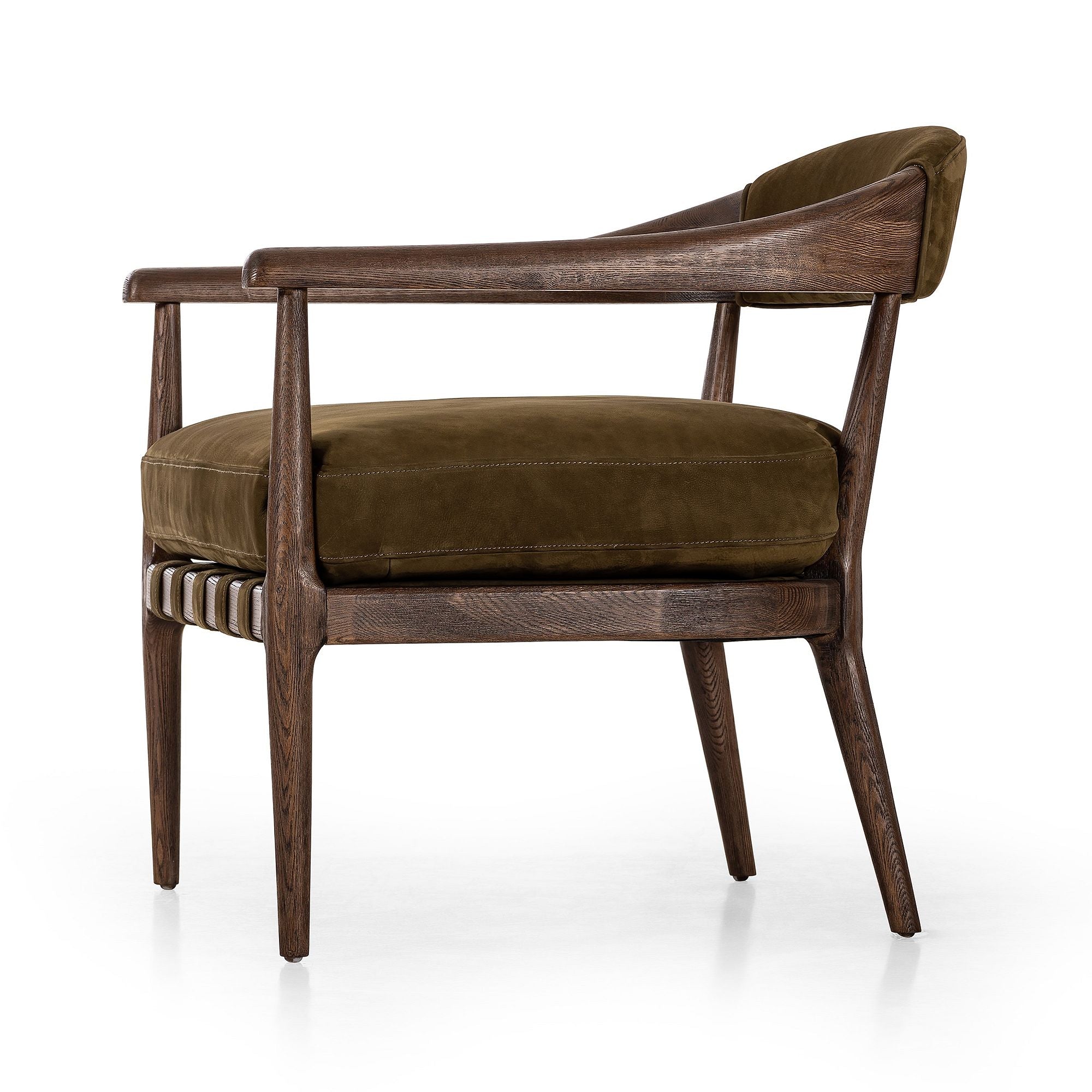 Qavilian Leather Chair - Wooden bazar