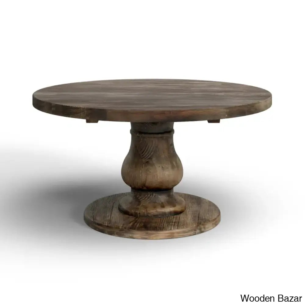 Organza Solid Wood Coffee And Center Table