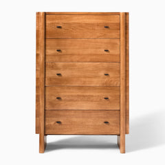 Levitian  5-Drawer Dresser - Wooden Bazar