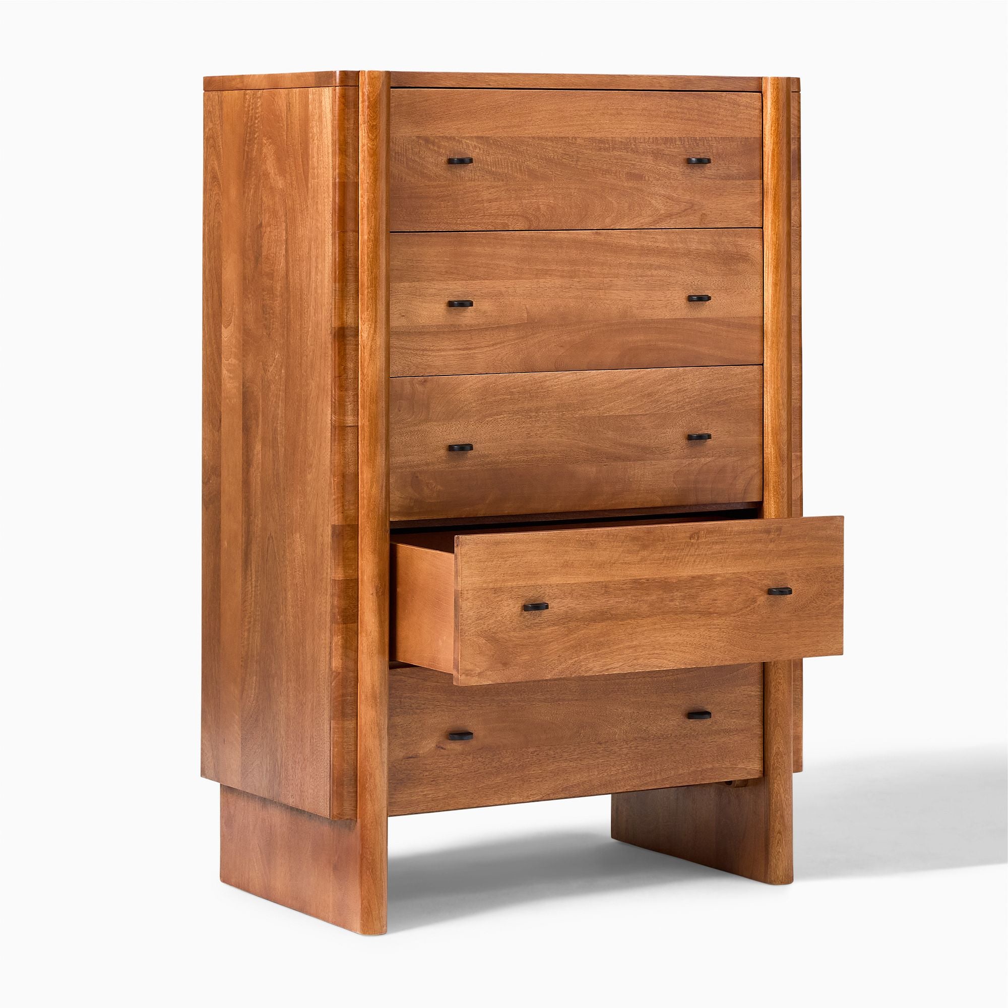 Levitian  5-Drawer Dresser - Wooden Bazar