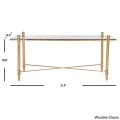 Oxendinea Glass Top Coffee And Center Table