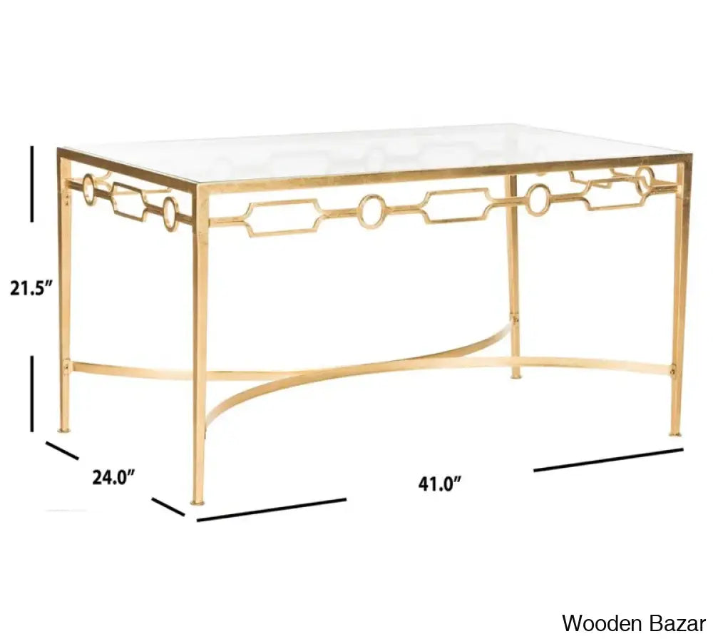 Oxendinel Glass Top Coffee And Center Table