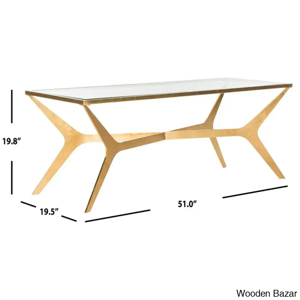 Oxendiney Glass Top Coffee And Center Table