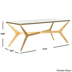 Oxendiney Glass Top Coffee And Center Table