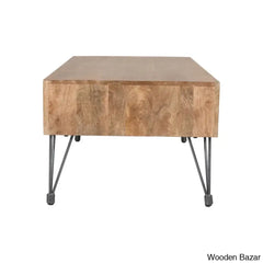 Padihams American Vintage Coffee And Center Table With Apothecary Drawers