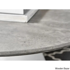 Palmic Luxury Pedestal Round Coffee And Center Table