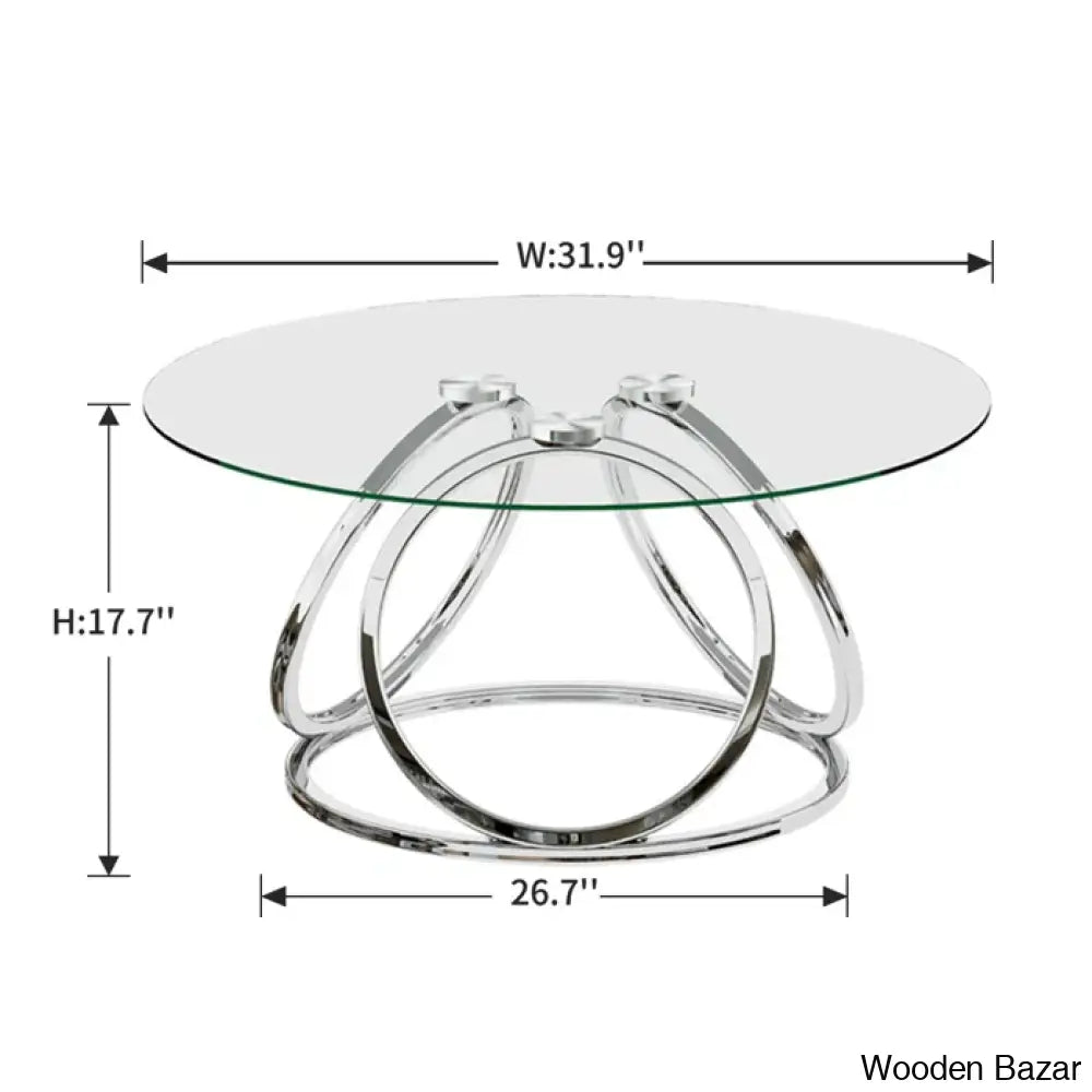 Paloalton Glass Top Coffee And Center Table