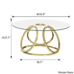 Paloalton Glass Top Coffee And Center Table