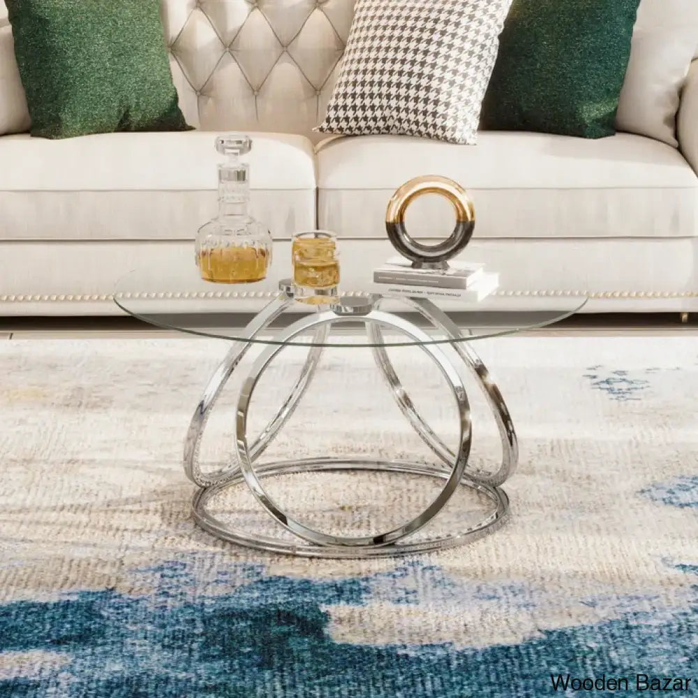 Paloalton Glass Top Coffee And Center Table