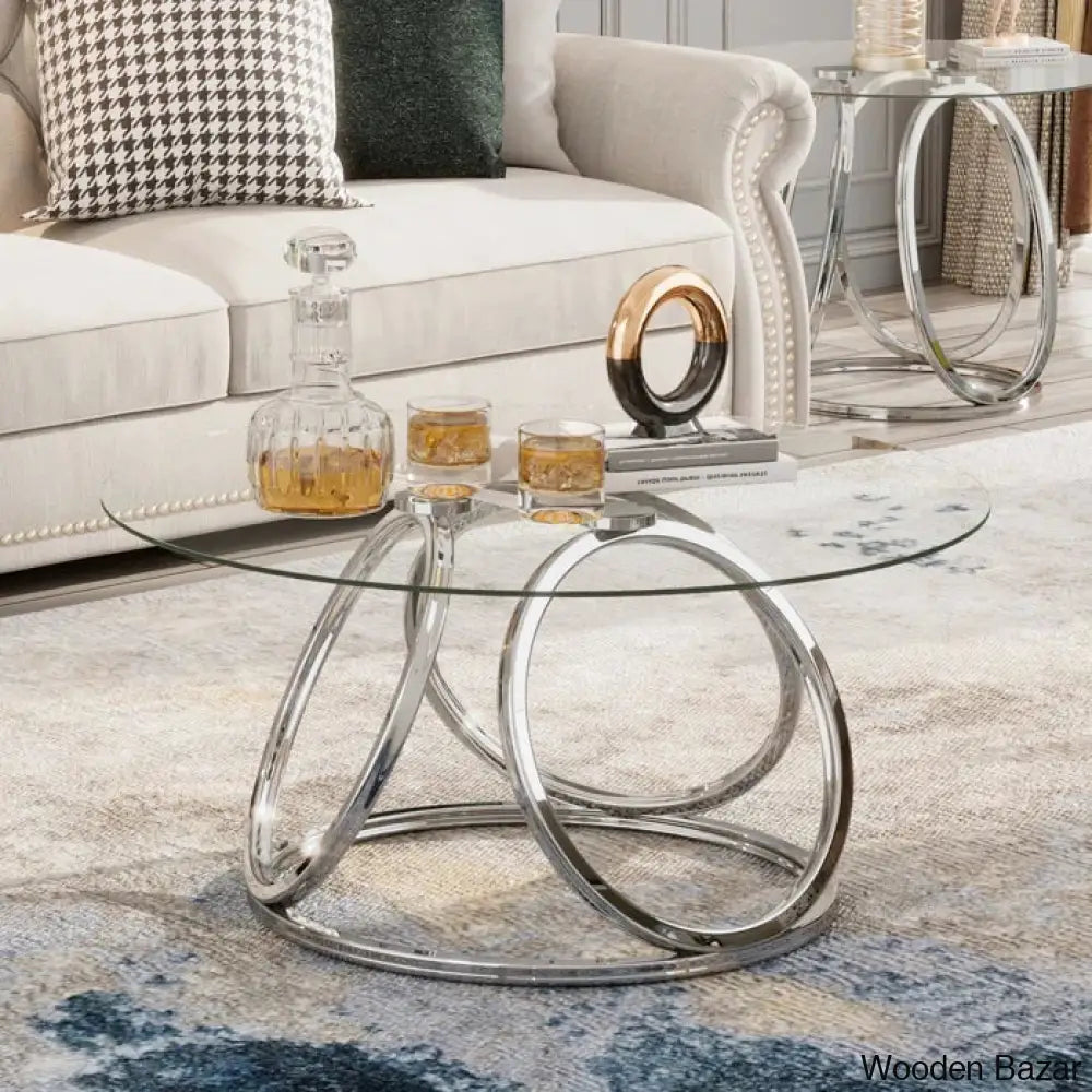 Paloalton Glass Top Coffee And Center Table