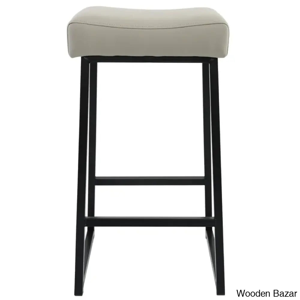 Pantanellaz Swivel Upholstered 26’’ Counter And Bar Stool With Metal Frame (Set Of 2)