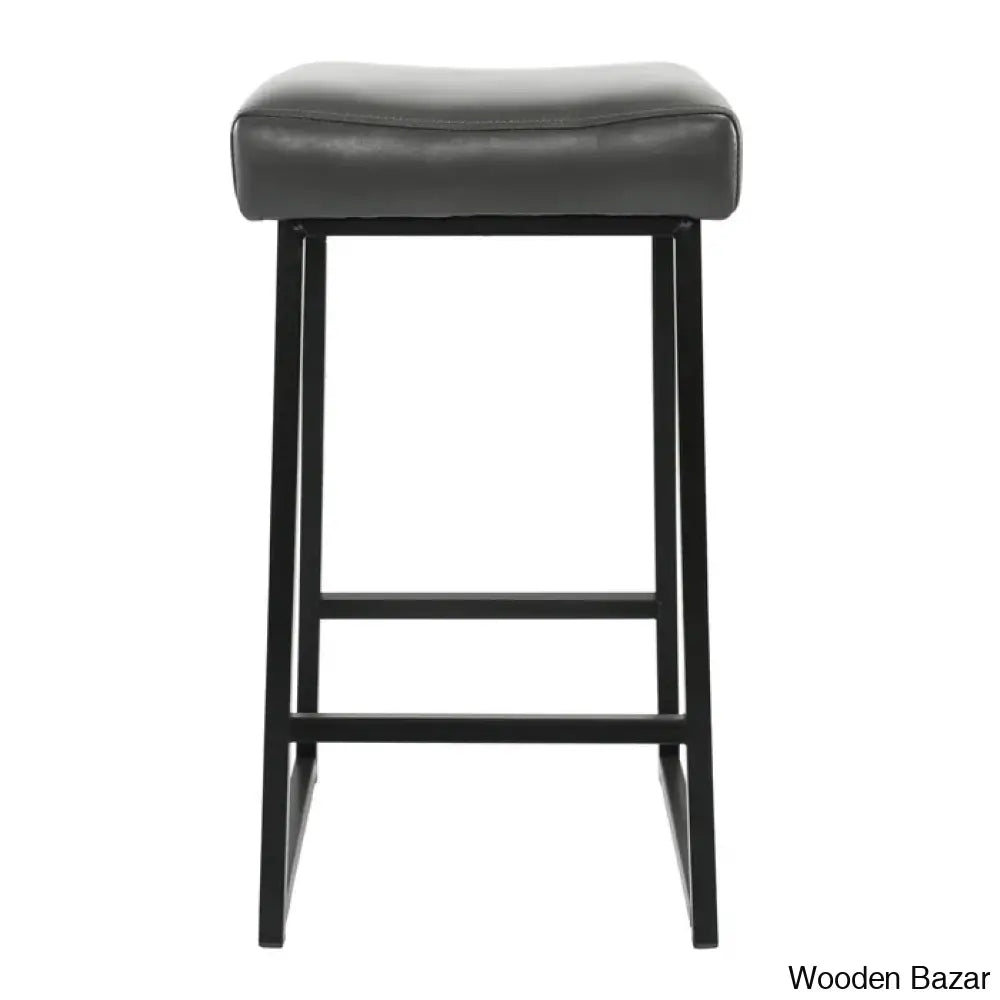 Pantanellaz Swivel Upholstered 26’’ Counter And Bar Stool With Metal Frame (Set Of 2)