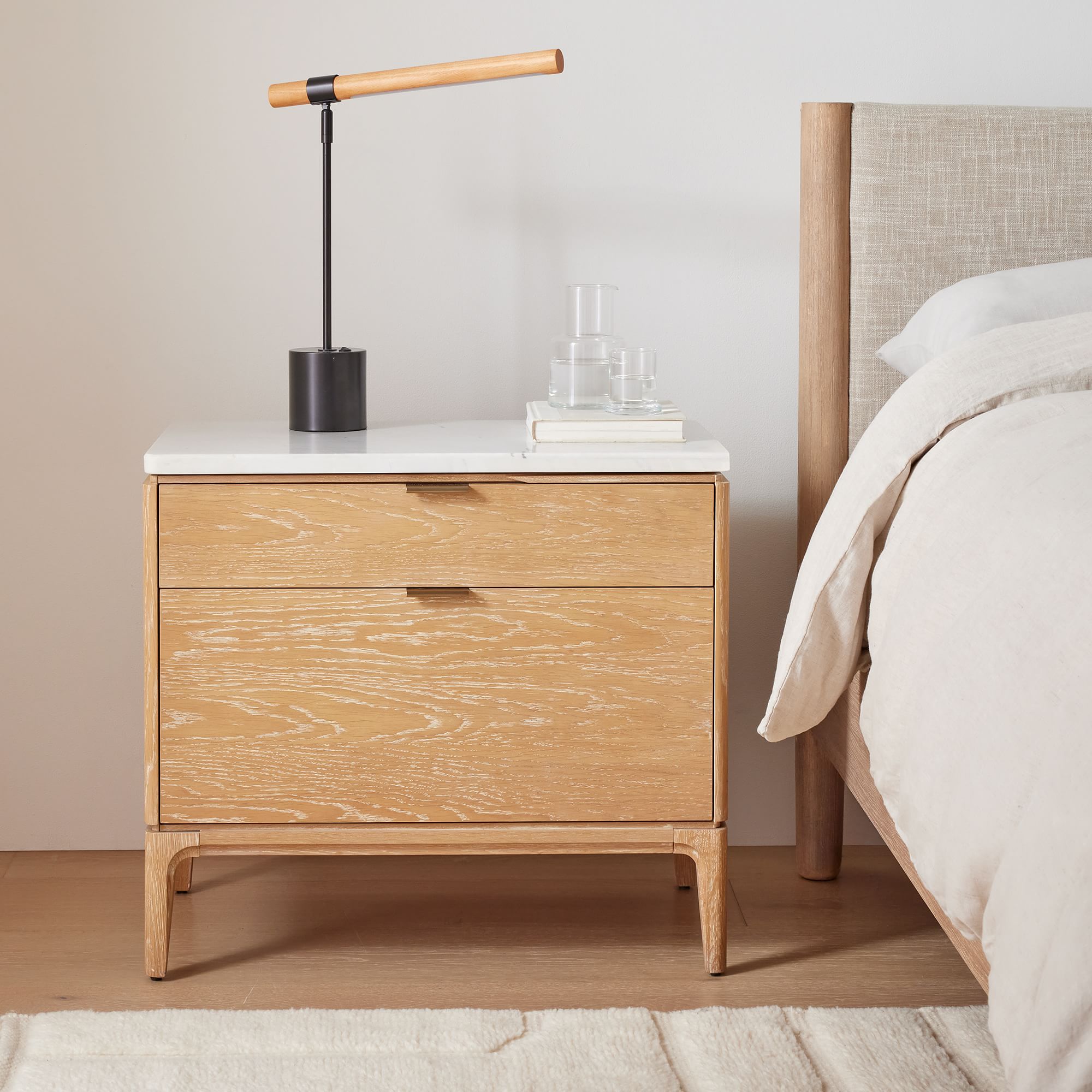 Teler Modern Nighstand For Modern iving - Wooden Bazar