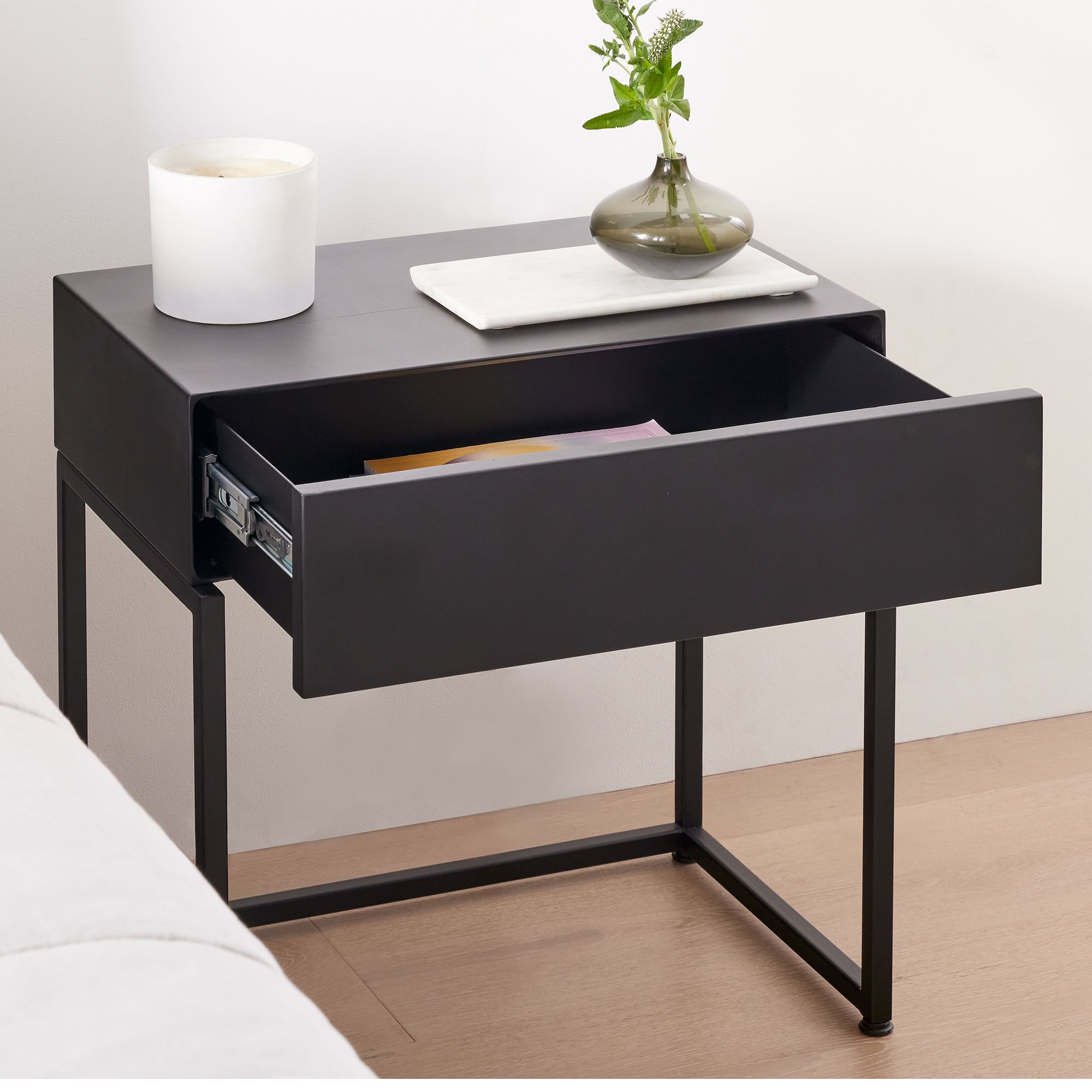 Vakabura  Designs Gramercy Bedside Table - Wooden bazar