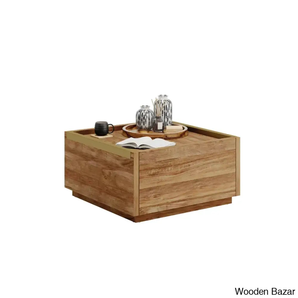 Patton Coffee Table And Center Table - Wooden Bazar