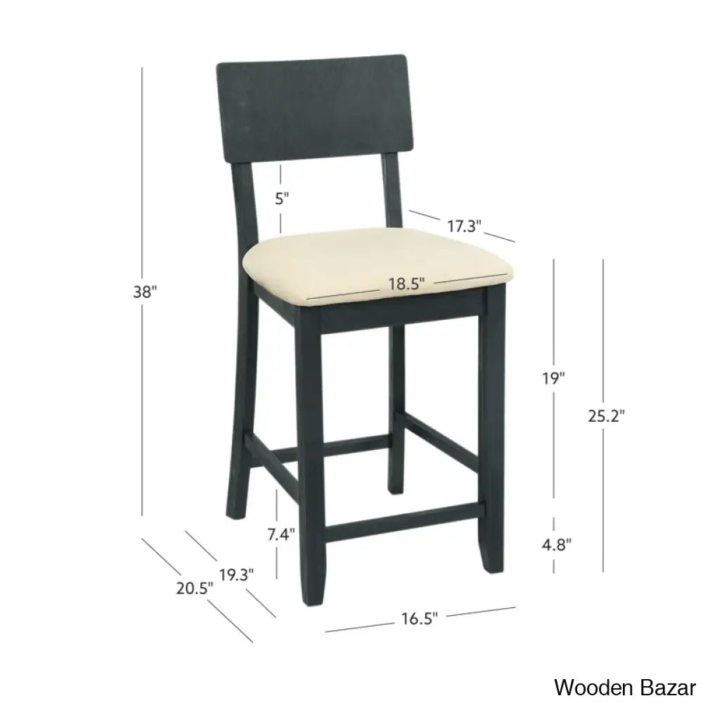 Paxtonu Swivel Upholstered Counter And Bar Stool